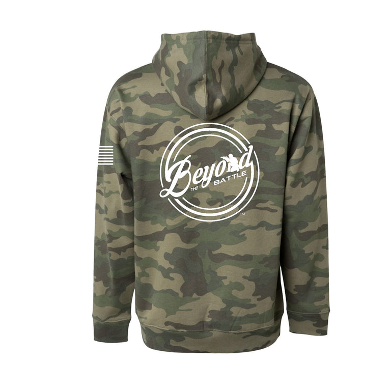 Beyond the Battle - Hoodie - Forest Camo