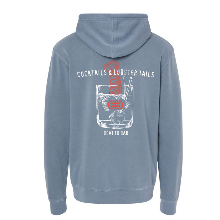 Beach Washed Cocktails and Lobster Tails Hoodie