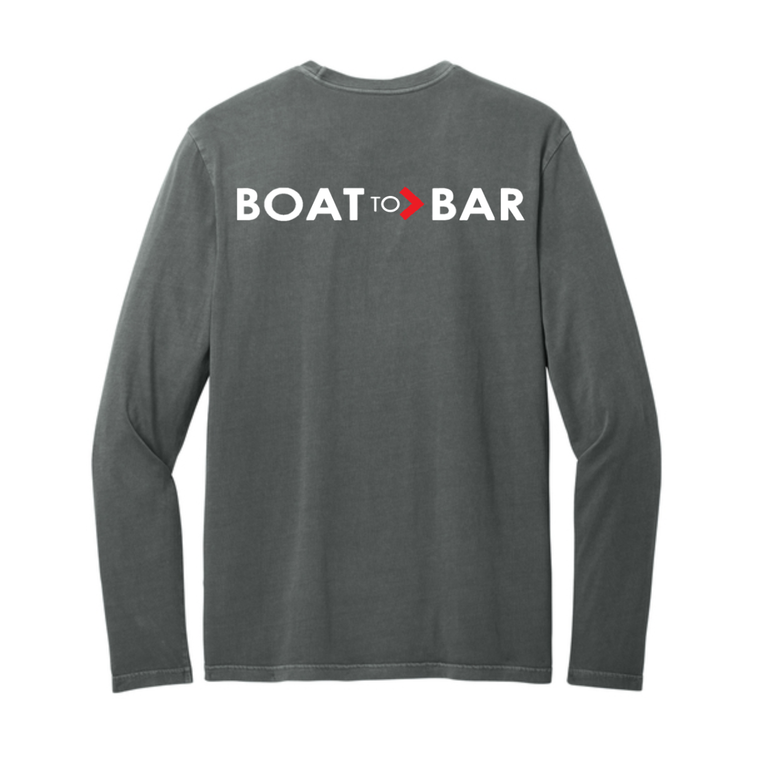 Boat to Bar Beach Wash Cotton Long Sleeve Tee
