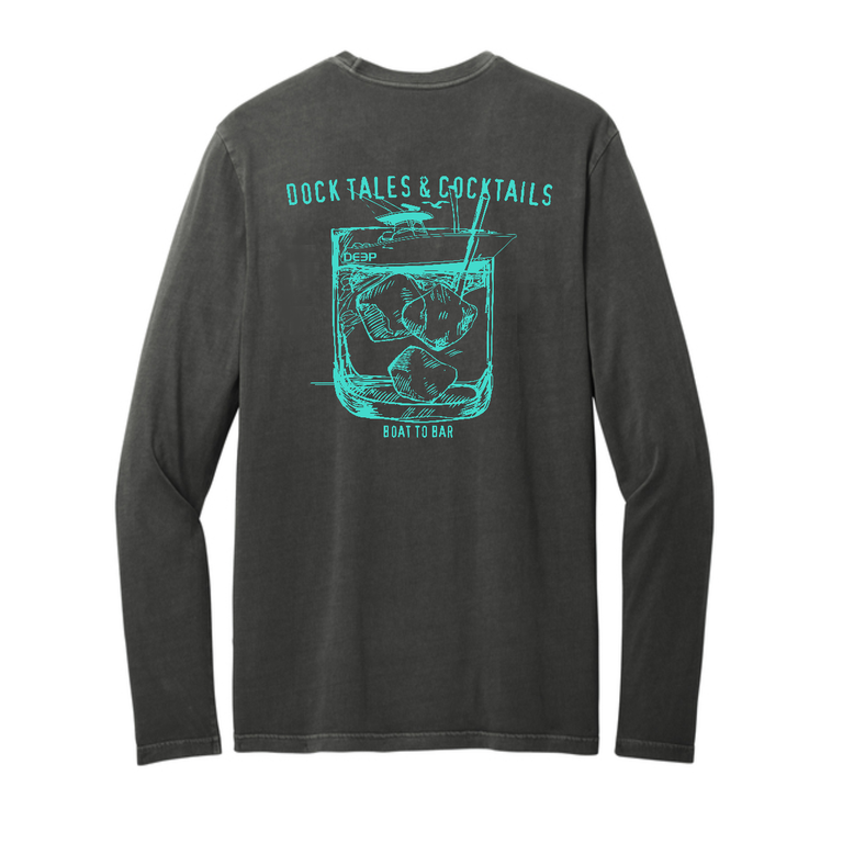 Dock Tales Beach Wash Cotton Long Sleeve Tee
