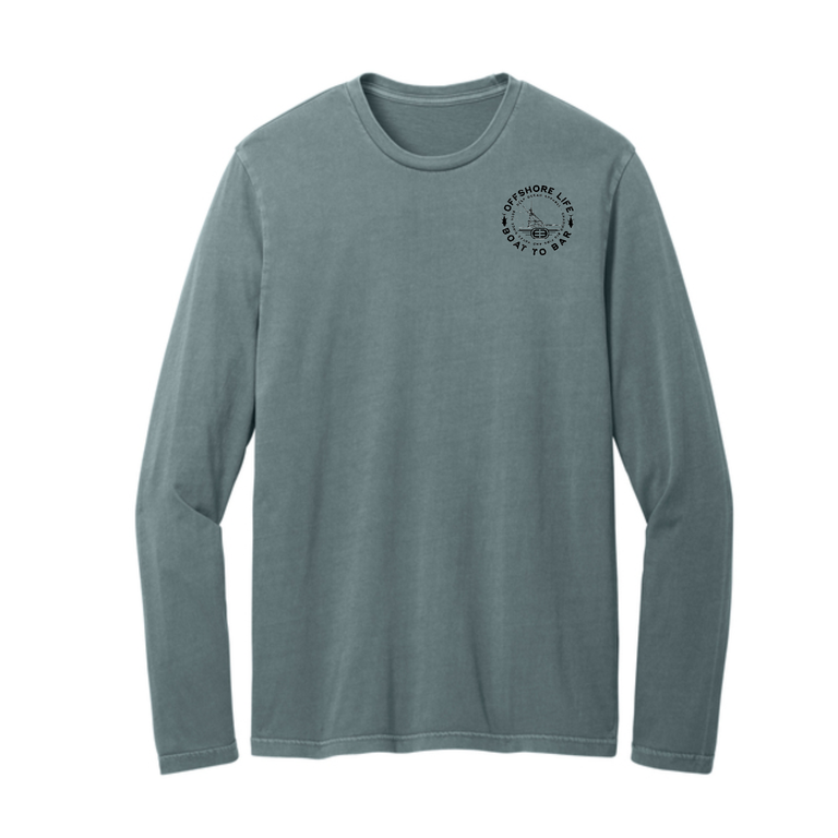 Offshore Life Beach Wash Cotton Long Sleeve Tee