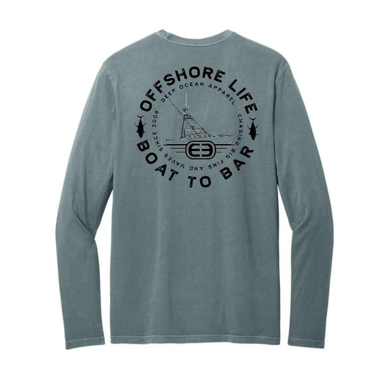 Offshore Life Beach Wash Cotton Long Sleeve Tee