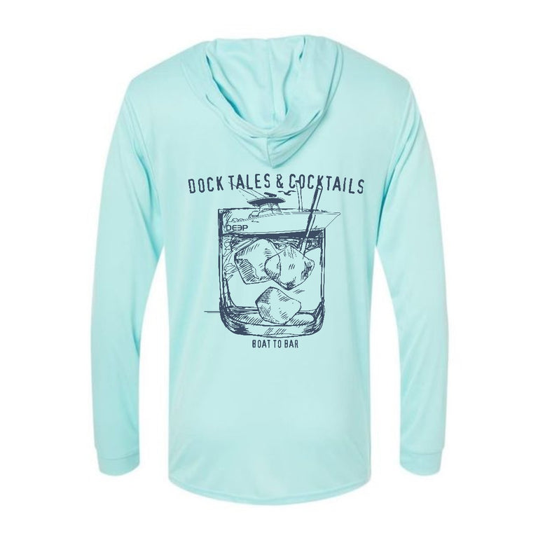 Beach Series Dock Tales and Cocktails Hoodie