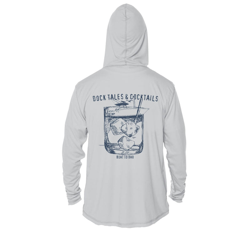Beach Series Dock Tales and Cocktails Hoodie