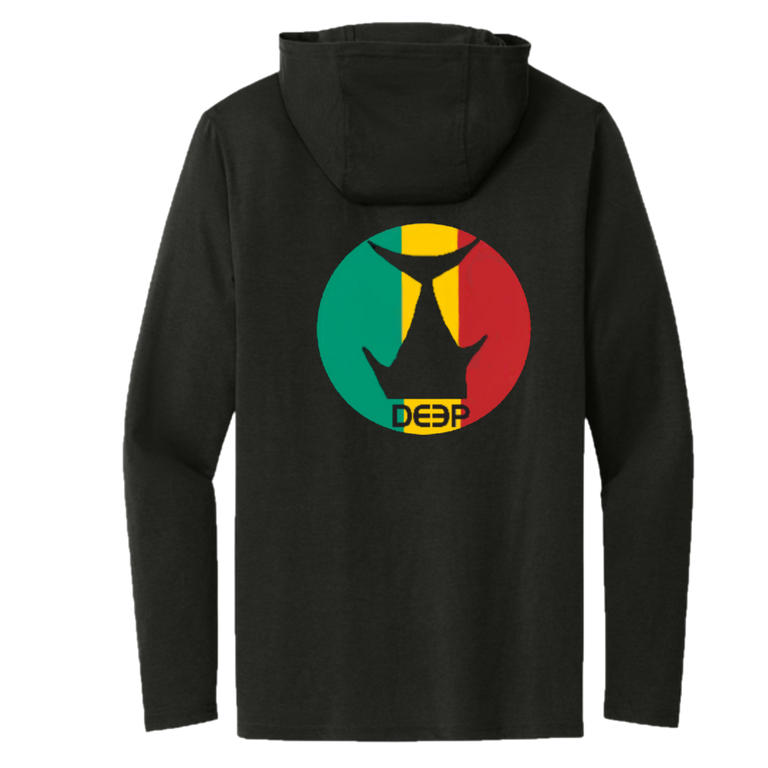 Rasta Tuna Tail Triblend Hoodie