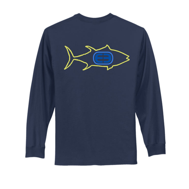 Tuna Outline Cotton Long Sleeve