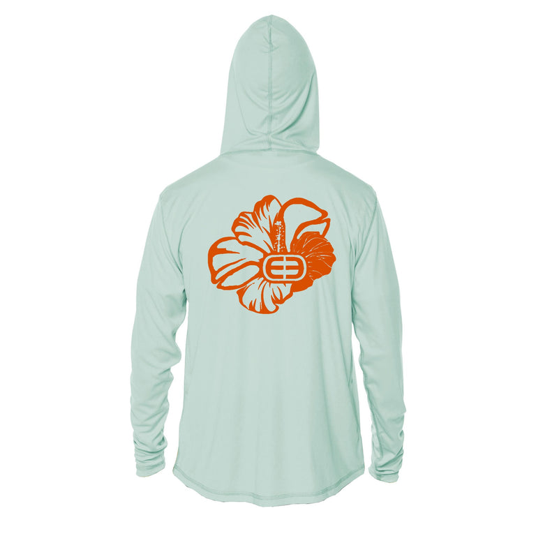 Beach Hibiscus Performance Hoodie