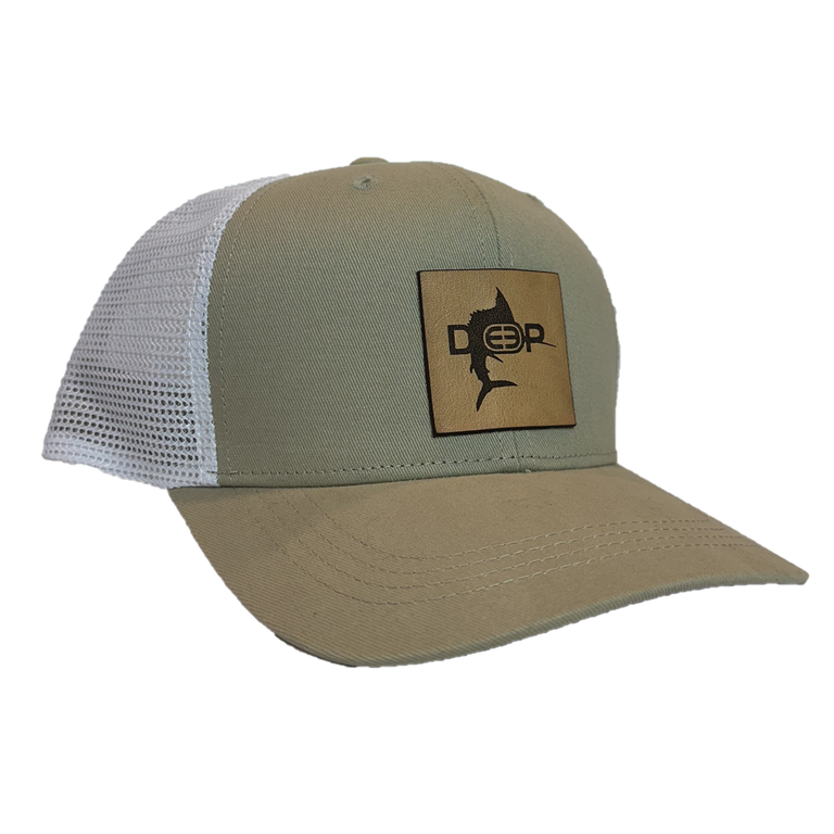 Leather Billfish Trucker