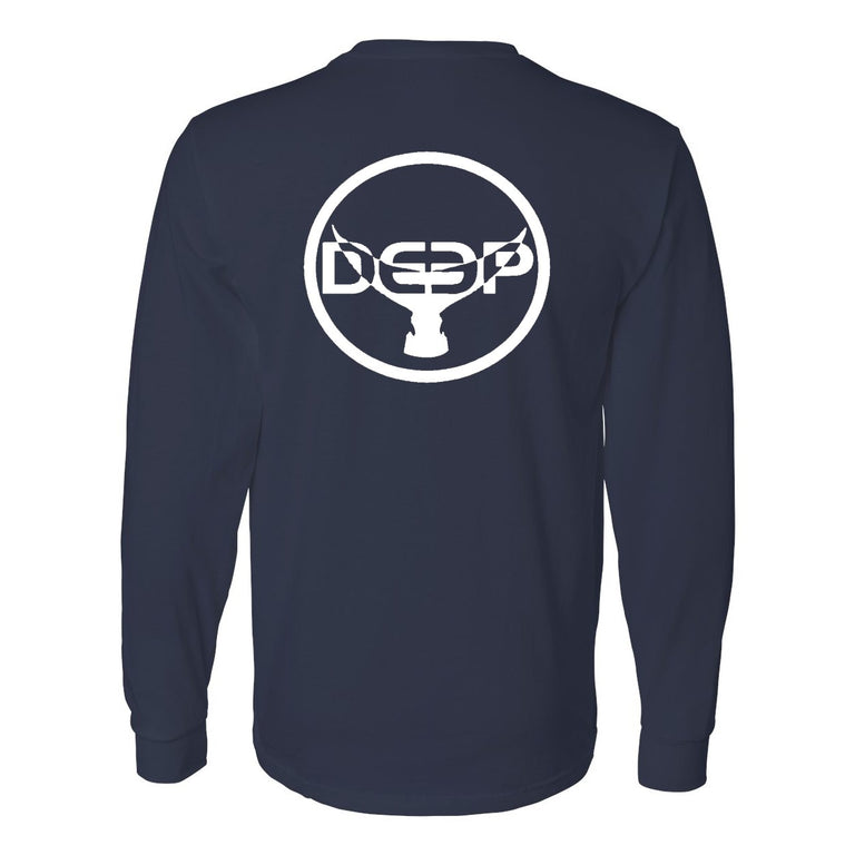 Tuna Tail 2.0 Cotton Long Sleeve - Navy/White