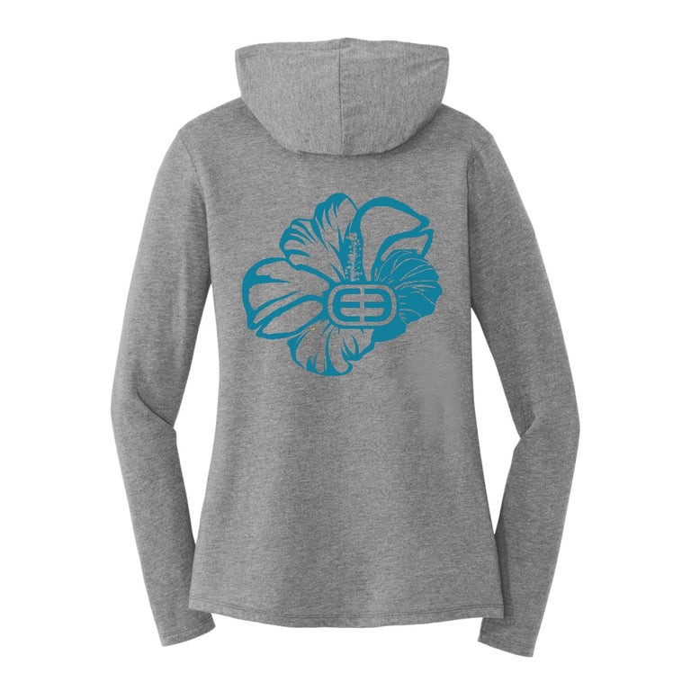 Women's Hibiscus Triblend Hoodie