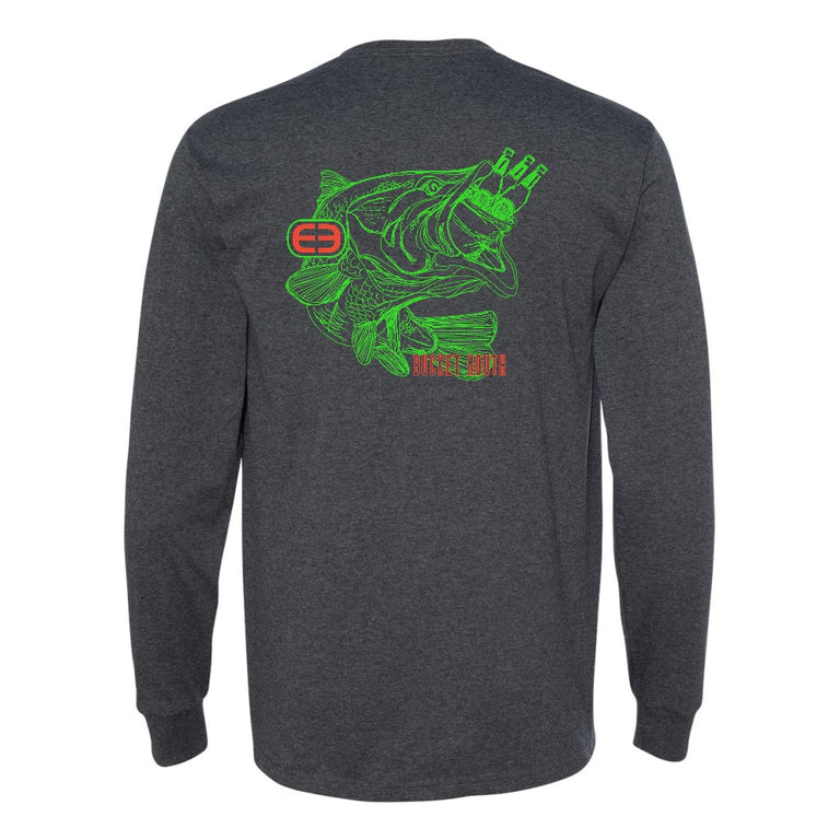 Bucket Mouth Cotton Long Sleeve Tee