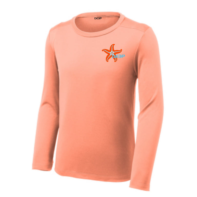 Schoolie Cali Starfish Sun Shirt  - Coral