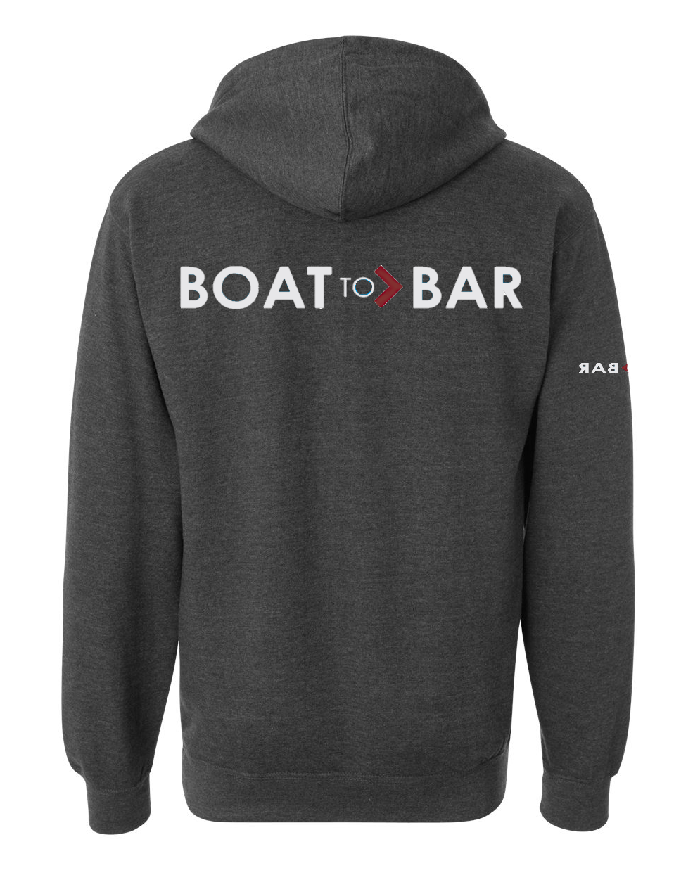 Boat to Bar Hoodie - Heather Charcoal