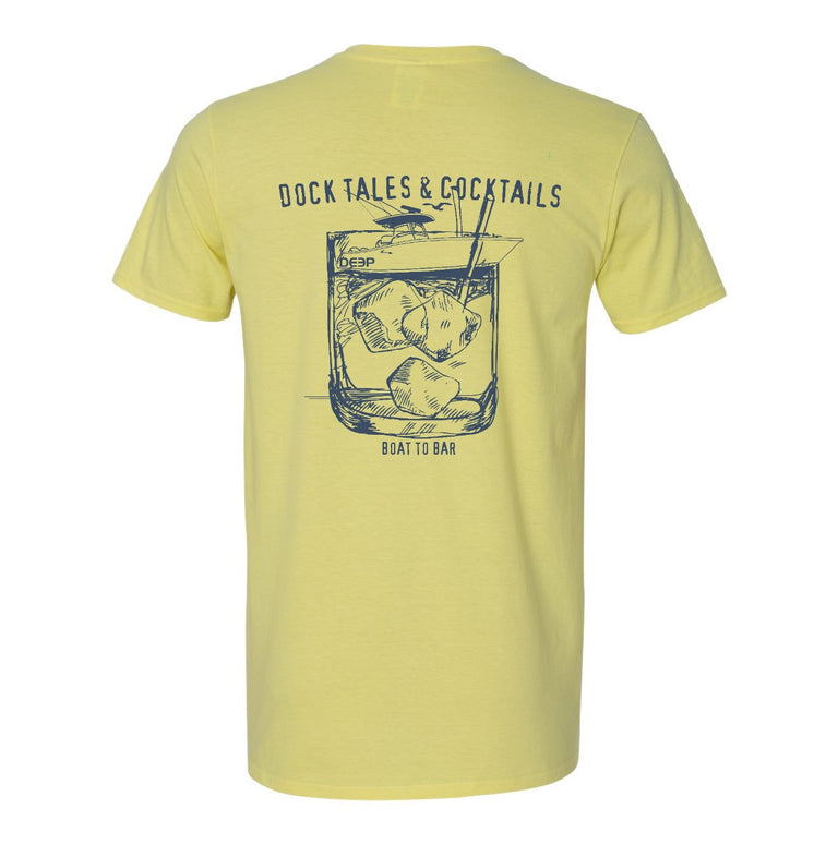 Limited Time 100% Cotton Dock Tales and Cocktails Tee