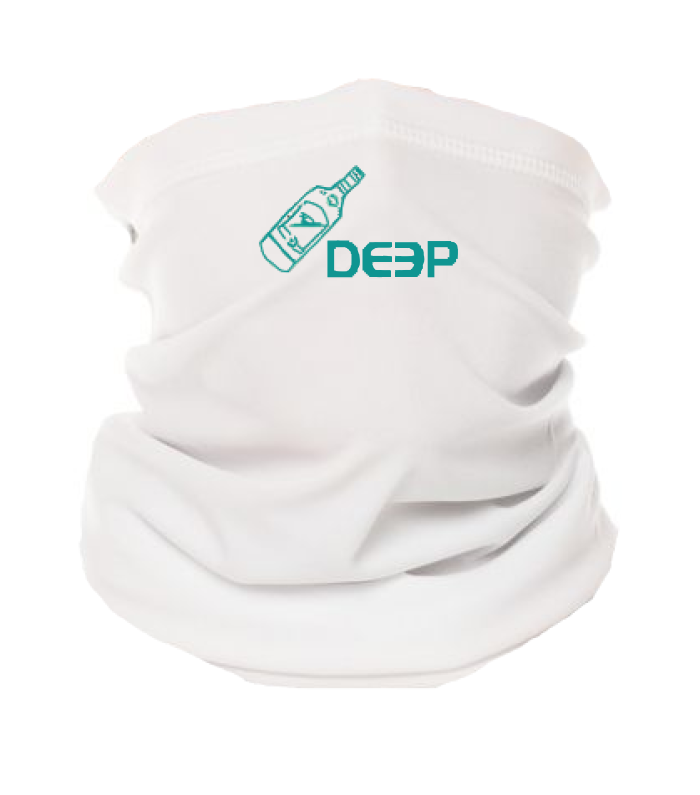 DEEP Fleece Sun Shield - White  - DEEP and Stormy