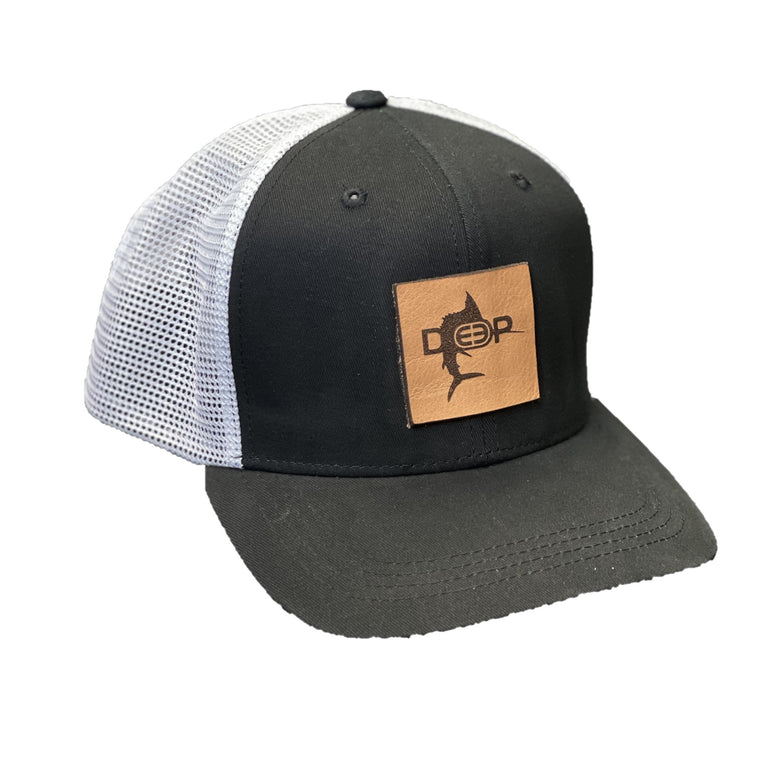 ECO Series - Billfish Leather Patch Trucker