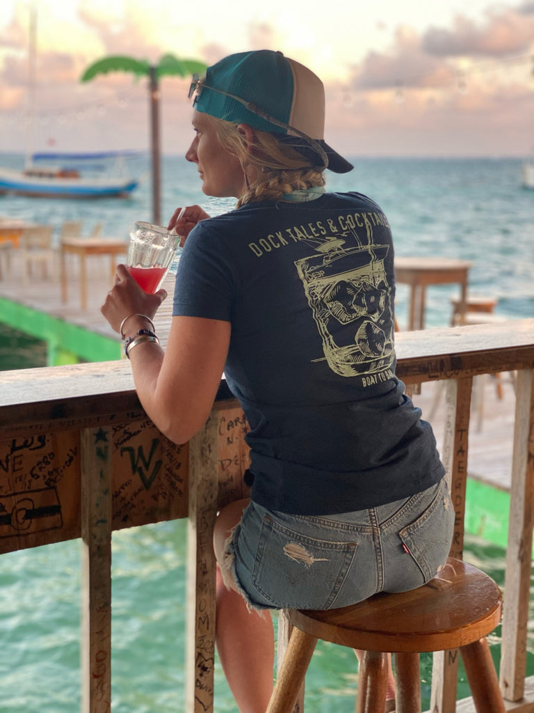 Women's Dock Tales and Cocktails Tee