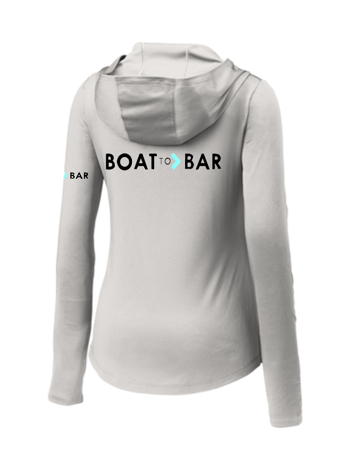 Women's Boat to Bar BYOB Hoodie - Grey